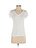Rachel Zoe 100% Rayon White Short Sleeve T-Shirt Size XS - photo 1