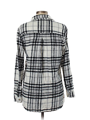 American Eagle Outfitters Long Sleeve Button-Down Shirt (view 2)