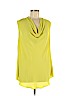 BCBGMAXAZRIA 100% Polyester Yellow Sleeveless Blouse Size M - photo 1