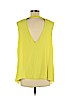 BCBGMAXAZRIA 100% Polyester Yellow Sleeveless Blouse Size M - photo 2