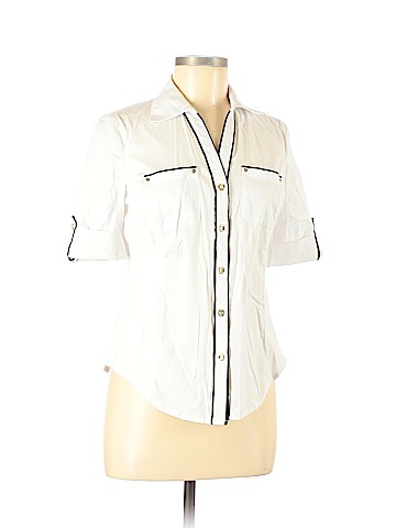 Anne Klein 3/4 Sleeve Button-Down Shirt (view 1)