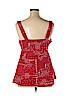 Nick & Sarah 100% Cotton Red Sleeveless Blouse Size 1X - photo 2