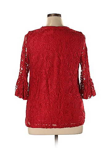 Liz Claiborne Career 3/4 Sleeve Blouse (view 2)