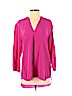 Amanda Uprichard 100% Silk Pink Long Sleeve Silk Top Size S - photo 1