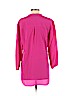 Amanda Uprichard 100% Silk Pink Long Sleeve Silk Top Size S - photo 2