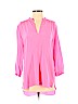 Amanda Uprichard 100% Silk Pink Long Sleeve Silk Top Size S - photo 1