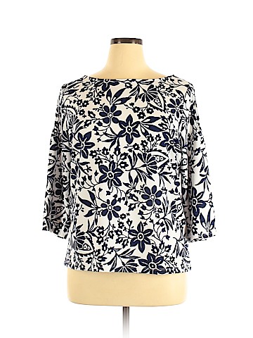 Talbots 3/4 Sleeve Top (view 1)