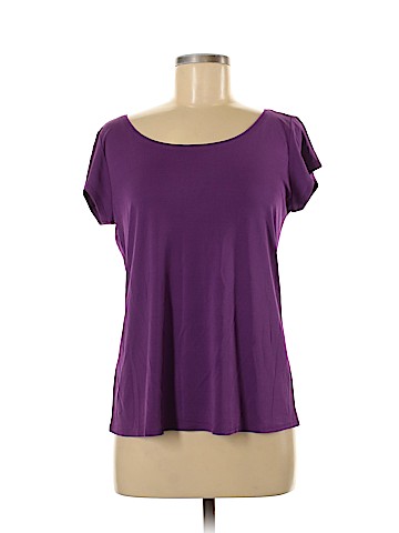 Eileen Fisher Short Sleeve Silk Top (view 1)