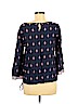 Lucky Brand 100% Rayon Blue 3/4 Sleeve Blouse Size M - photo 2