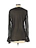 Express 100% Polyester Black Long Sleeve Blouse Size 9 - photo 2