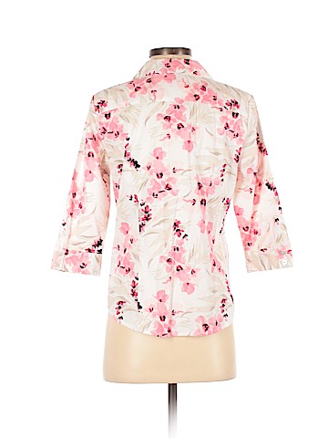 212 Collection 3/4 Sleeve Button-Down Shirt (view 2)