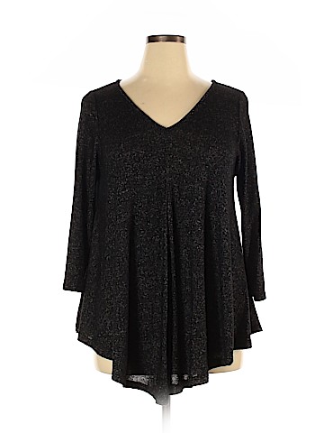 Green Envelope 3/4 Sleeve Blouse (view 1)