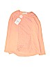 Zara Solid Pink Long Sleeve T-Shirt Size 9 - 10 - photo 1
