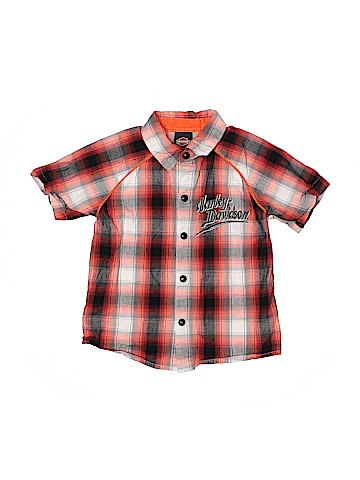 Harley Davidson Short Sleeve Button-Down Shirt (view 1)