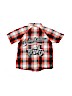 Harley Davidson 100% Cotton Plaid Graphic Orange Short Sleeve Button-Down Shirt Size 3T - photo 2