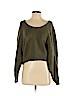 Free People 100% Cotton Green Pullover Sweater Size S - photo 1