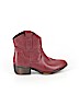 Unbranded Burgundy Ankle Boots Size 8 - photo 1
