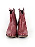 Unbranded Burgundy Ankle Boots Size 8 - photo 2