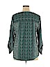 Style&Co Green Long Sleeve Blouse Size 1X - photo 2