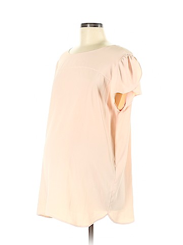 Ann Taylor LOFT Outlet Short Sleeve Blouse (view 1)