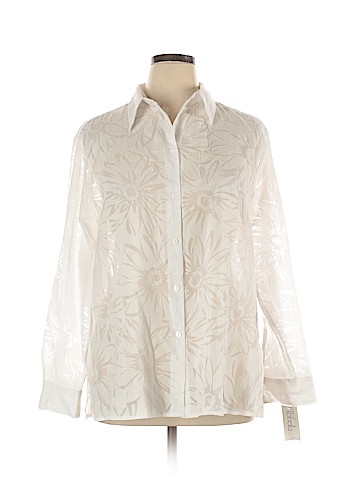 Rafaella Long Sleeve Button-Down Shirt (view 1)