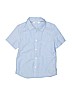 H&M 100% Cotton Blue Short Sleeve Button-Down Shirt Size 7 - 8 - photo 1