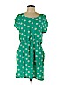 Charlotte Russe 100% Polyester Green Casual Dress Size L - photo 1
