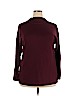 ELOQUII 100% Cotton Red Pullover Sweater Size 18 - 20 Plus - photo 1