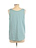 Ann Taylor LOFT Outlet 100% Cotton Blue Tank Top Size XL - photo 2