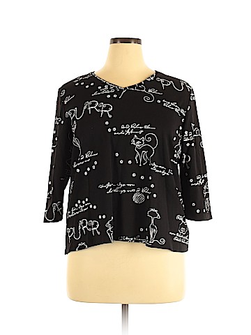 Alia 3/4 Sleeve Top (view 1)