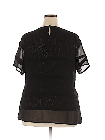 City Chic Short Sleeve Blouse (view 2)