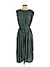 H&M 100% Polyester Green Casual Dress Size S - photo 1
