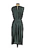 H&M 100% Polyester Green Casual Dress Size S - photo 2
