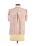 H&M 100% Polyester Pink Short Sleeve Blouse Size 8 - photo 2