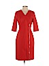 BOSS by HUGO BOSS Red Cocktail Dress Size 4 - photo 1