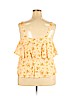 ABound Orange Sleeveless Blouse Size XXL - photo 2