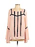 7th Avenue Design Studio New York & Company 100% Polyester Pink Long Sleeve Blouse Size XL - photo 1