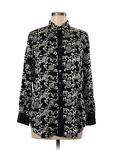 Soft Surroundings Long Sleeve Silk Top (view 1)