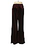 Laundry by Shelli Segal Burgundy Velour Pants Size M - photo 2