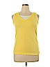 Danskin Now Yellow Sleeveless T-Shirt Size XL - photo 1