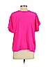 Hunter Bell 100% Silk Pink Short Sleeve Silk Top Size S - photo 2