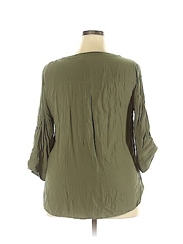 Torrid 3/4 Sleeve Blouse (view 2)