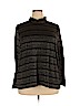 Leo & Nicole Black Long Sleeve Top Size 3X - photo 1