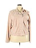 Charlotte Russe 100% Polyester Pink Faux Leather Jacket Size 2X - photo 1