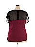 Pleione Burgundy Short Sleeve Top Size 2X - photo 2