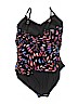 Aqua Green Black One Piece Swimsuit Size XL - photo 2