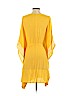 Forever 21 100% Rayon Yellow Casual Dress Size S - photo 2