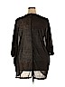 VIP Loves Knits by Avenue 100% Polyester Black Kimono Size 22 - 24 - photo 2