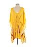 Forever 21 100% Rayon Yellow Casual Dress Size S - photo 1