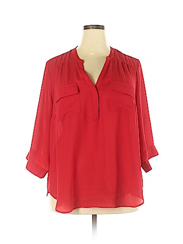 Torrid 3/4 Sleeve Blouse (view 1)